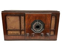 1936 Stromberg-Carlson 130H Wood Tube Table Radio
