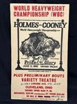 1982 Larry Holmes vs. Gerry Clooney Heavyweight Boxing Match at Caesars Palace Cleveland Poster