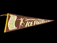 Shipstads and Johnson Ice Follies of 1959 Full Size Pennant