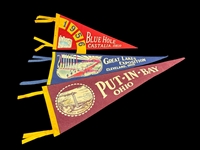 (3 Ohio Pennants Great Lakes Expo, Put in Bay, 56 Blue hole