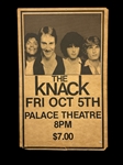 The Knack Promotional Rock n Roll Poster Palace Theater