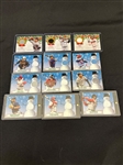 (12) Topps Holiday Baseball Jersey Cards