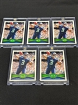 (5) Russell Wilson Rookie Cards Football