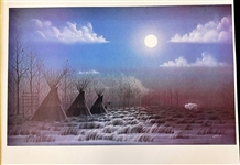 (8) Donald Vann Signed and Numbered Lithographs "Spirits Sign"