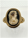18k Yellow Gold 19th Century Cameo Ring