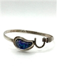 Sterling Silver Dichroic Glass Bracelet
