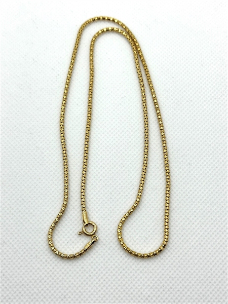 14k Yellow Gold HWC Hallmark Necklace