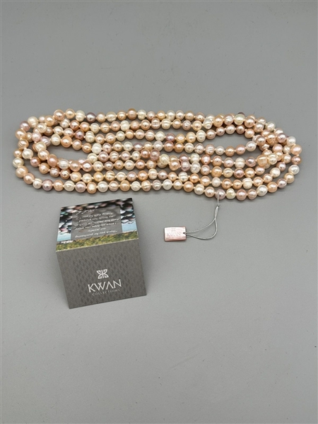 Kwan Collection Baroque Freshwater Pearl Necklace 44"