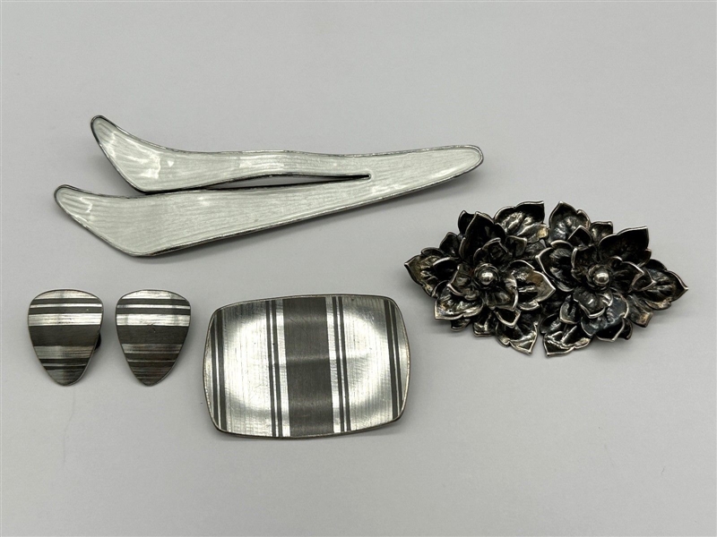 Norway Enamel Sterling Silver Jewelry