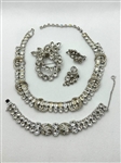 Eisenberg Jewelry Suite Necklace, Earrings, Brooch, Bracelet