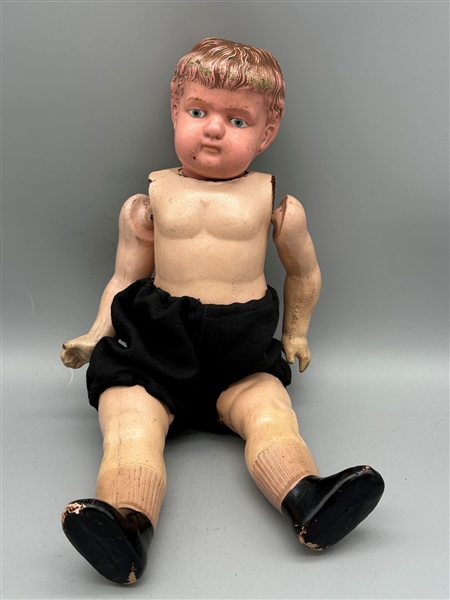 19th Century Composite Boy Doll
