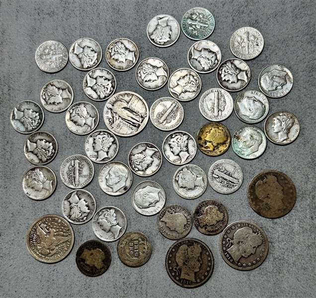 (42) Silver US Coins