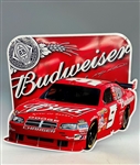 2009 Budweiser Beer Dodge Charger Metal Racing Sign Kasey Kahne