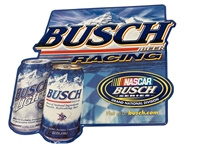 2001 Busch Beer Nascar Grand National Division Metal Racing Sign