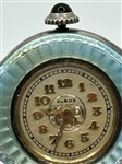 Guilloche Enamel Albus Ladies Watch Necklace Albus