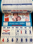 1959 St. Joseph Advertising Calendar
