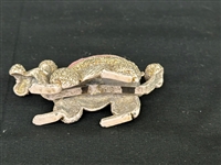 Florenza RARE Metal Poodle Pin Cushion Articulating