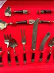 Siam Brass Flatware Set in Case