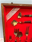 Siam Brass Flatware Set in Case