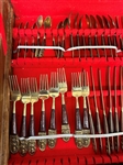 Siam Brass Flatware Set in Case