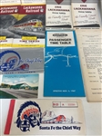 Group of Early Railroad Brochures and Time Tables