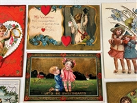 (29) Holiday Turn of the Century Postcards