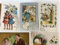 (29) Holiday Turn of the Century Postcards