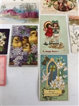 (29) Holiday Turn of the Century Postcards