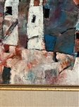 Harry Guttman (Romanian 1933-2015) Urban Oil on Canvas