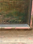 Unknown Artist Landscape Oil on Board