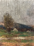 Unknown Artist Landscape Oil on Board