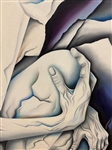 Cleveland School Sally Lachina Surrealist Painting