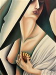 Cleveland School Sally Lachina Surrealist Painting
