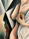 Cleveland School Sally Lachina Surrealist Painting