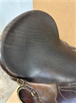 Western Saddle With Brass Fixtures