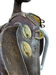 Western Saddle With Brass Fixtures