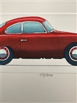 Stephenson Lithograph 1954 Porsche 356 Numbered