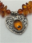 Baltic Amber Sterling Silver Bracelet