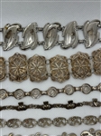 (11) Solid Sterling Silver Bracelets