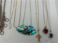 (10) Sterling Silver Necklaces