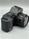 Canon T70 35mm Camera With Canon FD 50mm 1.8 Lens and Skylight Filter