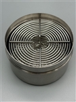 Small Vintage Stainless Steel Film Developing Tank & One 35mm Reel