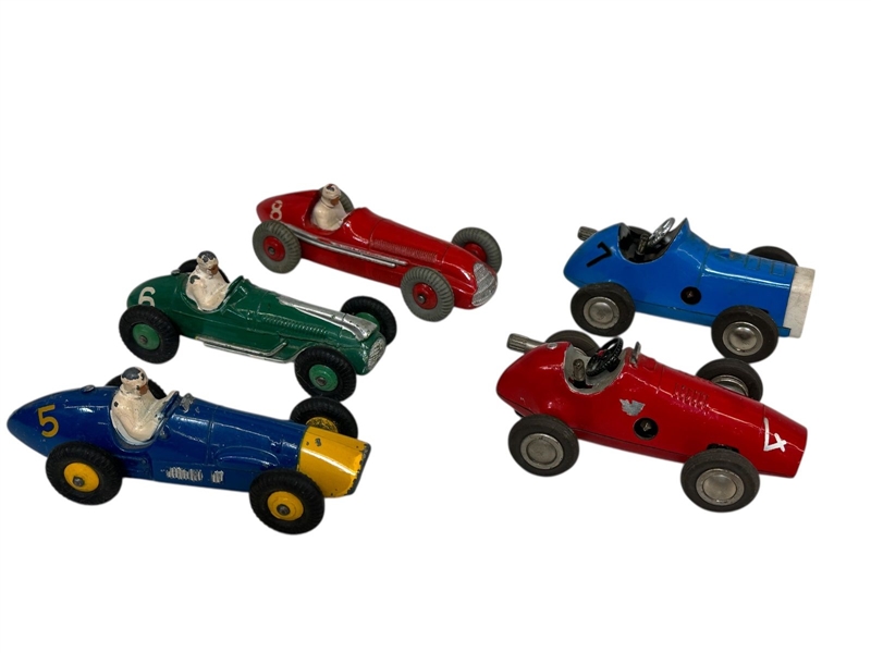 (3) Dinky Toys, (2) Schuco Micro Racers