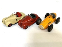 (3) 1950s Schuco Cars
