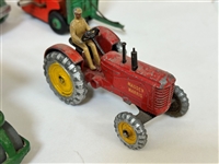 (8) Dinky Tractor & Road Workers