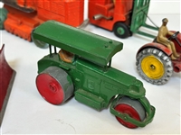 (8) Dinky Tractor & Road Workers