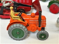 (8) Dinky Tractor & Road Workers