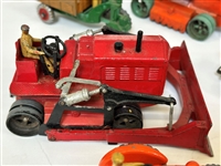 (8) Dinky Tractor & Road Workers