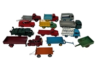 (10) Group of Dinky Trucks and Trailers