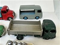 (10) Group of Dinky Trucks and Trailers
